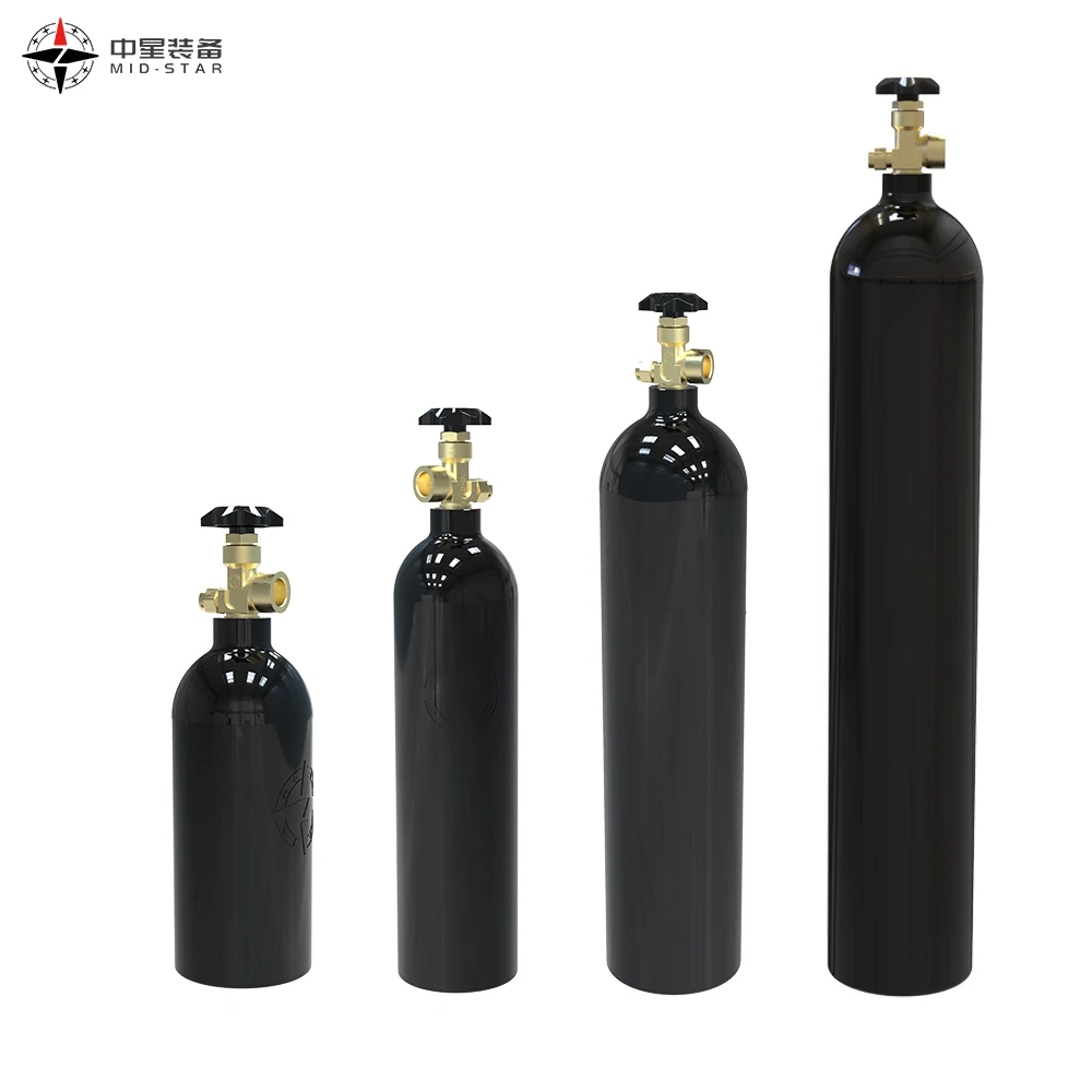 Co2/O2 Welding/Inert Gas Cylinder Wholesale Refillable Empty Gas Tank Factory Manufacturing Aluminum Cylinder 1L/3L/5L/6L/8L