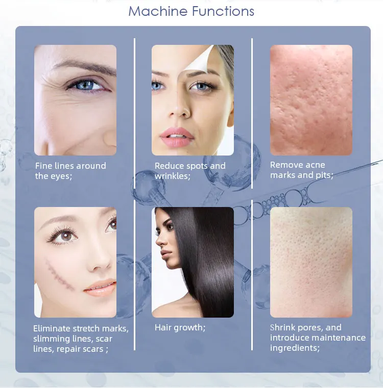 New arrival Derma Roller Skin Rejuvenation Facial Device Hair growth Machine