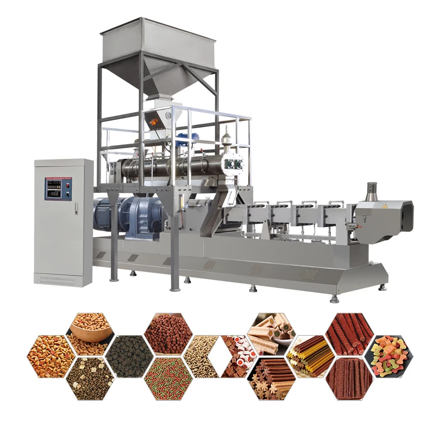 Factory direct sales High quality Lowest price in the market dog food floating fish feed machine