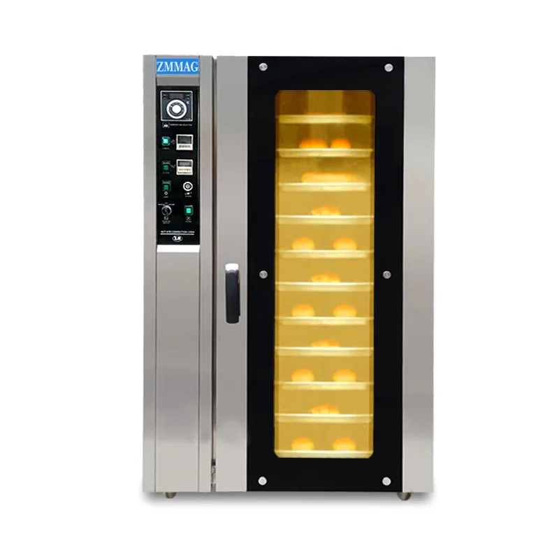 commercial 12 trays gas convection oven with rack