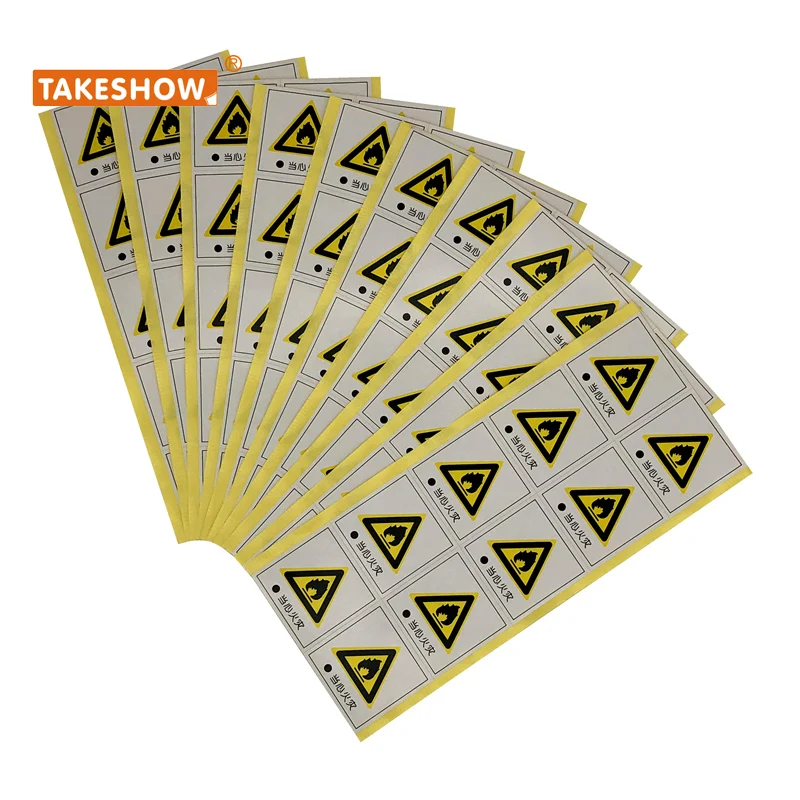 Fragile dangerous chemicals goods warning sticker label