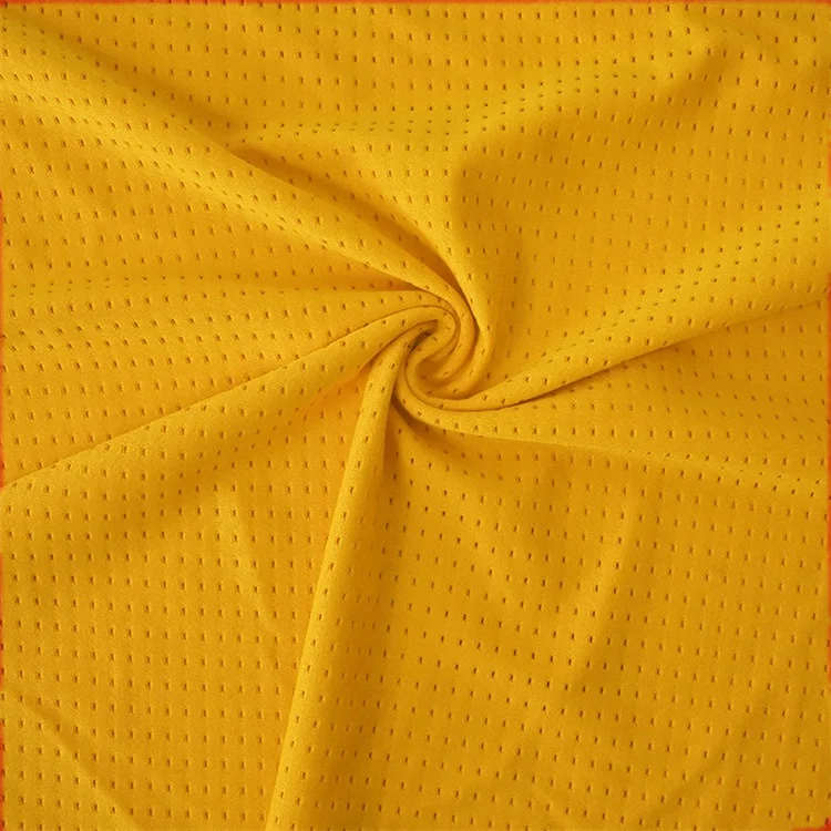 Net Mesh Spandex Nylon Fabric For T-shirts Lightweight Knit 160gsm Blazer Soccer Football Basketball Uniform Jerseys track suit
