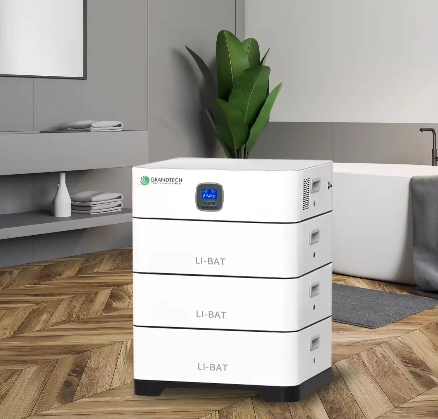 Солнечная литиевая батарея 51 2 В 48 аккумуляторы Lifepo4 10 20 кВтч штабелируемые с инвертором