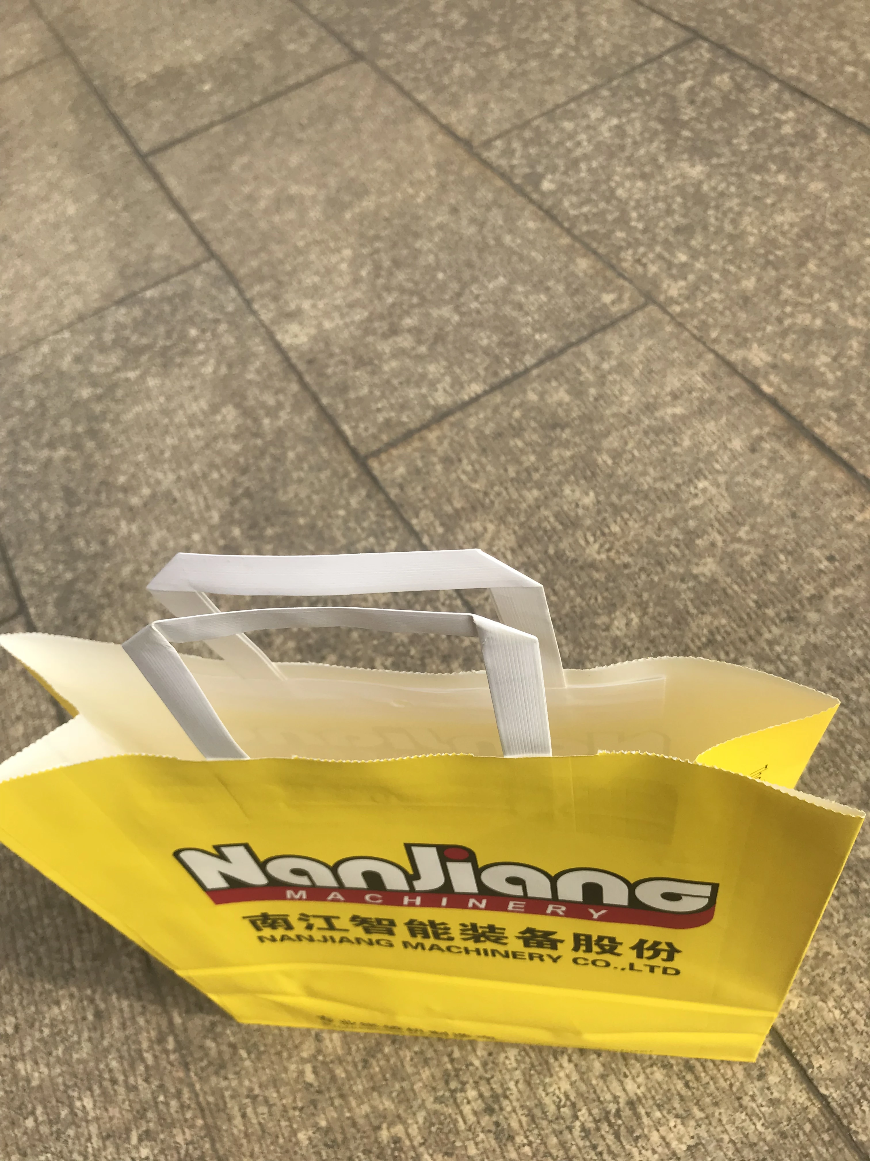 WFD-430 Fully Automatic Roll Fed maker machine paper bag with Twisted & Flat Handle Bag Width 160-450mm