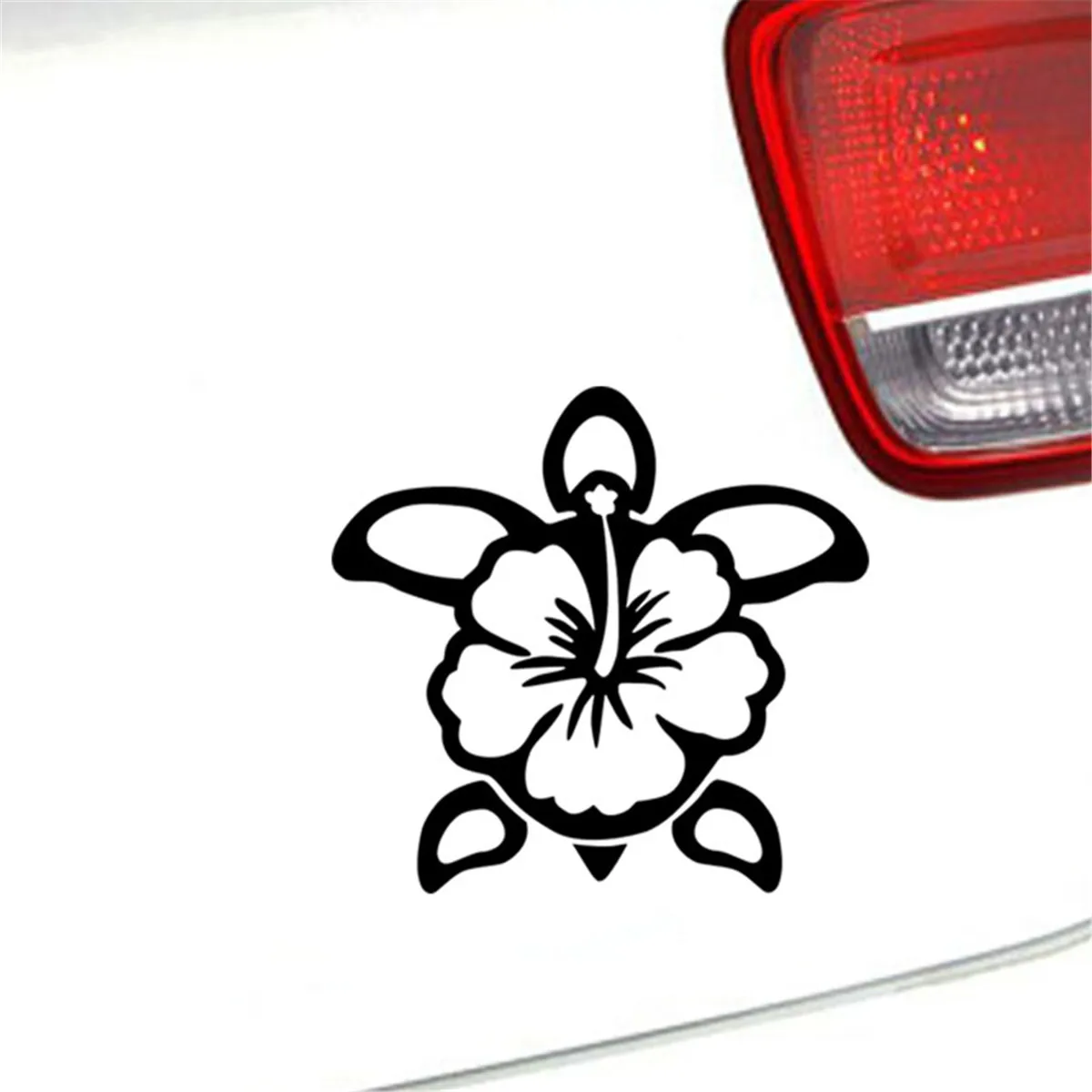 Sea Turtle Flower Decal Car Window Truck Auto Laptop Motorcycle Vinyl Sticker Gift Die Cut Decals Latop window Glass