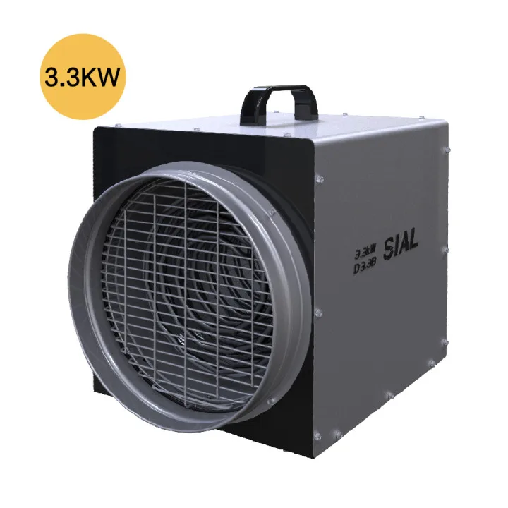 SIAL  3.3KW  industrial  portable  220V  electric air  force heaters  industrial heater