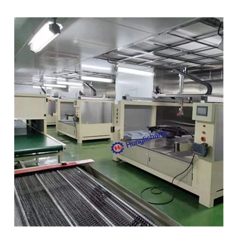 Reciprocating Automatic Paint Spraying Machine with SS Net Conveyor for Car Parts