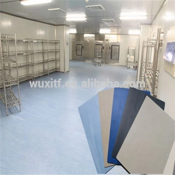 Good quality conductive floor for operation room of hospital 2mm thick antistatic floor