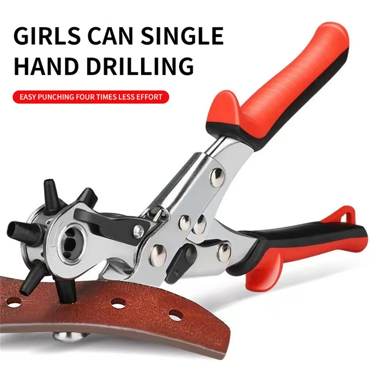 Belt Puncher Rotary Sewing Machine Household Leather Puncher