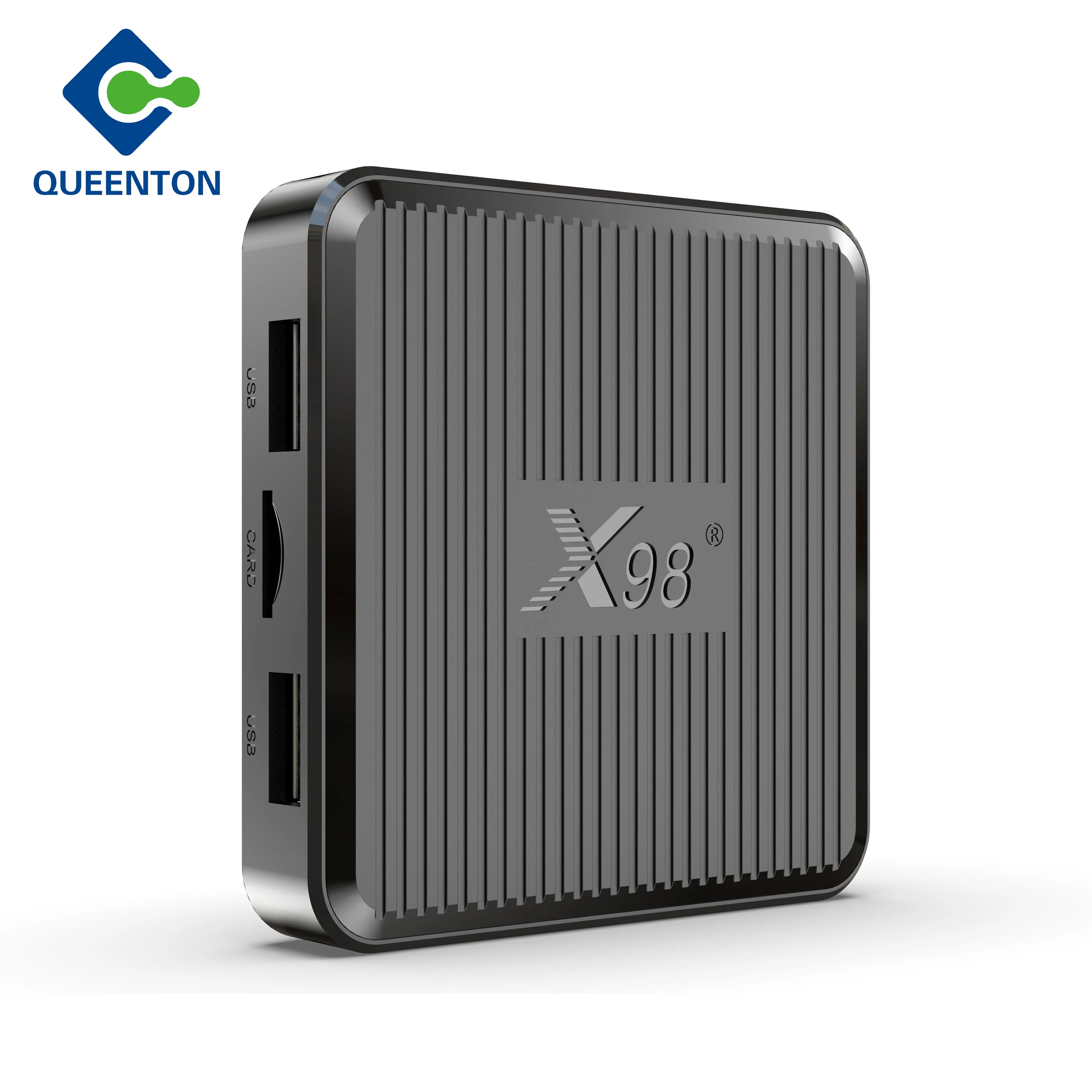 Newest X98q 4k Amlogic Tv Box 2.4g/5g Wifi Smart 2.4&5G Wifi AV1 HDR 10+ TF Card game Movie Music Android tv box