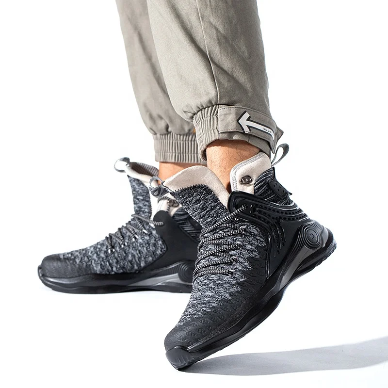 Steel Toe menSneakers Slip Resistant Lightweight Safety Work Shoes