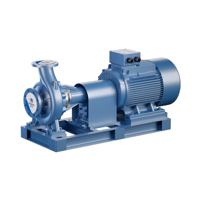 Purity CE ISO Centrifugal Pump 2900rpm,7.5kw Centrifugal Pump With Horizontal Shaft