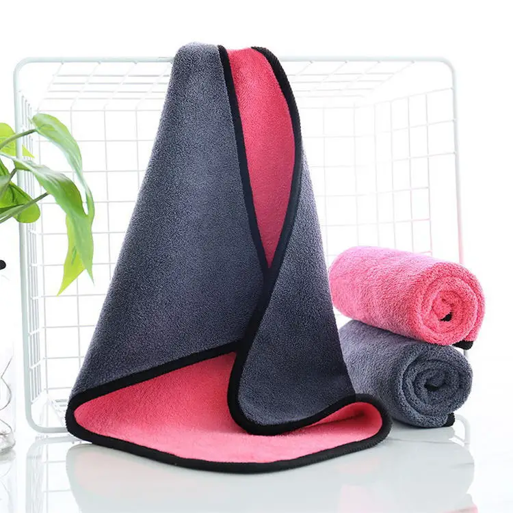 Coral Fleece Wash Microfiber Cloth Car Cleaning Microfiber Towel Car Drying Absorbent Towel