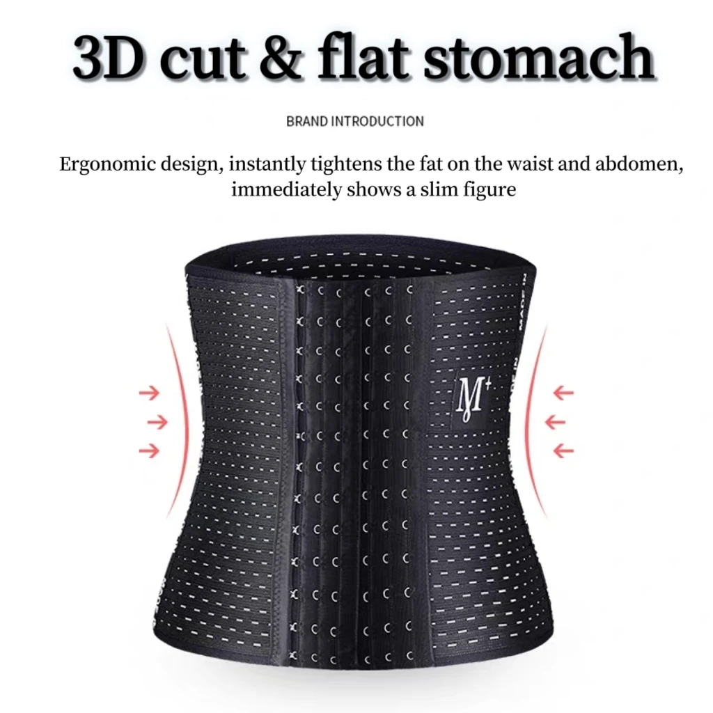 Wholesale Shapewear Tummy Wraps Abdomen Waistband Tight Body Shaper 6 Steel Boned Corset Waist Trainer Band for women