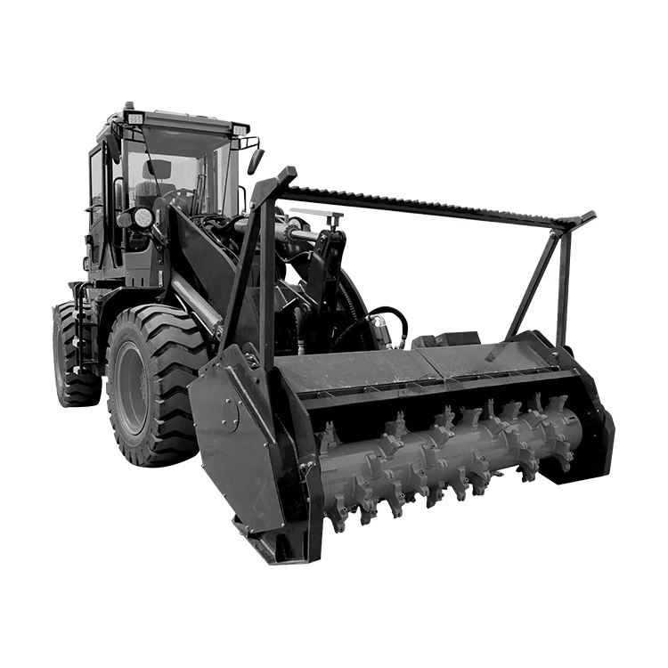 60 inch or 72 inch Width Drum Heavy Duty Skid Steer Forestry Mulchers and Wood Chippers at Boleo