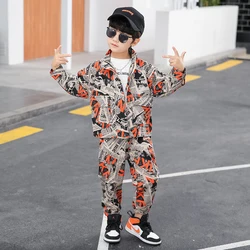 DRBMBL2008B01 Amazon популярные продажи в стиле «хип-хоп» Детские комплекты одежды для маленьких мальчиков в стиле сафари для маленьких мальчиков модная детская одежда торт для детей комплект детской одежды, костюмы
