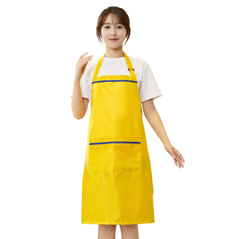 High Quality PVC  kitchen cooking  chef apron with custom print with adjustable buckle