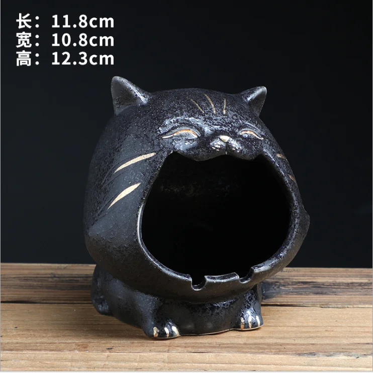 Newly Arrival Cat shape Ashtray Decoration Funny novelty