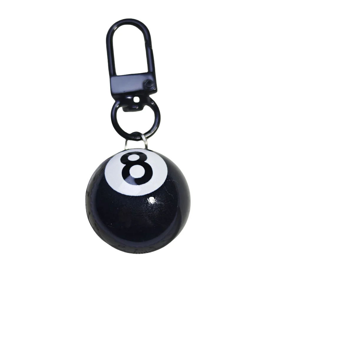 Good Lucky Black NO.8 billiard keychain Pool Ball lover Gifts Key rings billiard ball keychain cute 8 Billiards Resin key chains