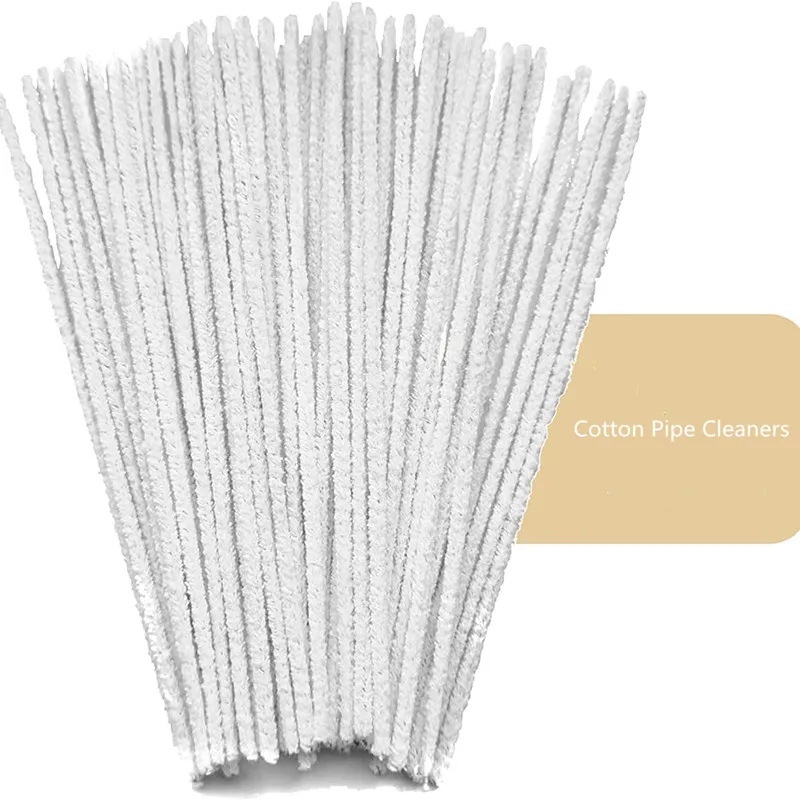Thick Pipe Cleaners Versatile and Sturdy Cotton Pipe Cleaners for Pipe Smoking and Home Cleaning