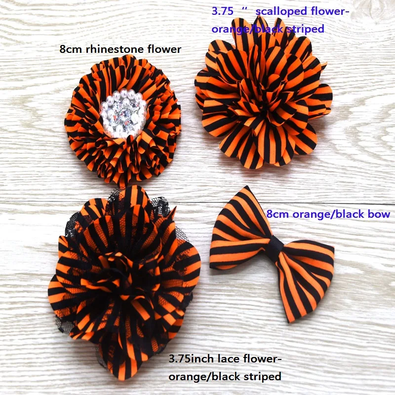 2019 Newest pearl center layer artificial flower with beads- handmade lace/ rhinestone center flowers for Halloween