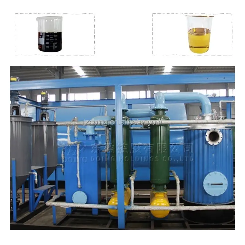 Profitable used oil to diesel distillation machine waste oil refinery plant for sale
