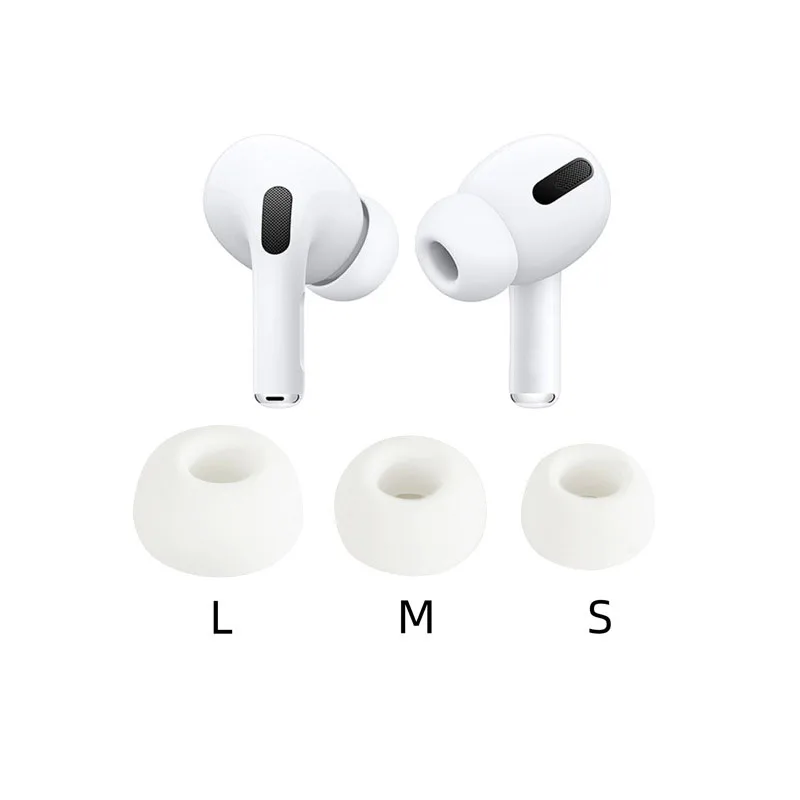 Насадки для наушников Airpods pro Новое поступление обновленные силиконовые сменные