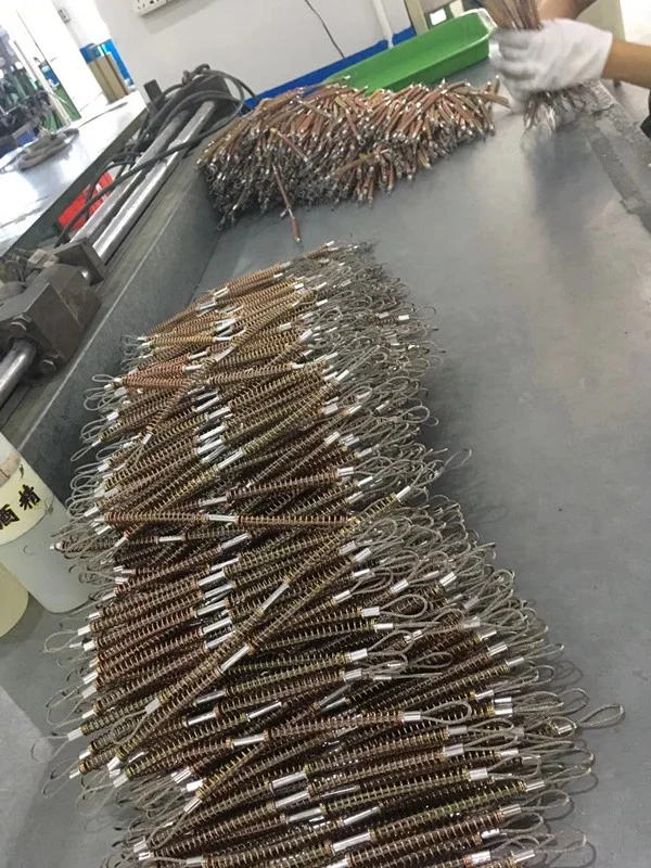 Wholesale whip check rope Prevent to take off the chain Spring safety cable