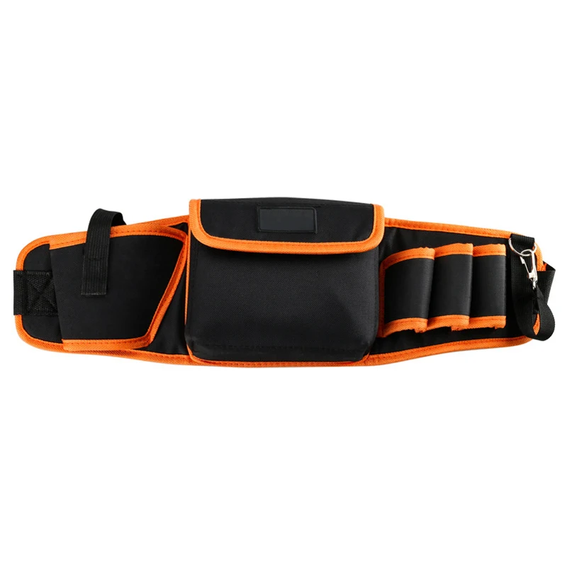 Multi-functional polyester waterproof electrician fanny pack waist tool kit bag