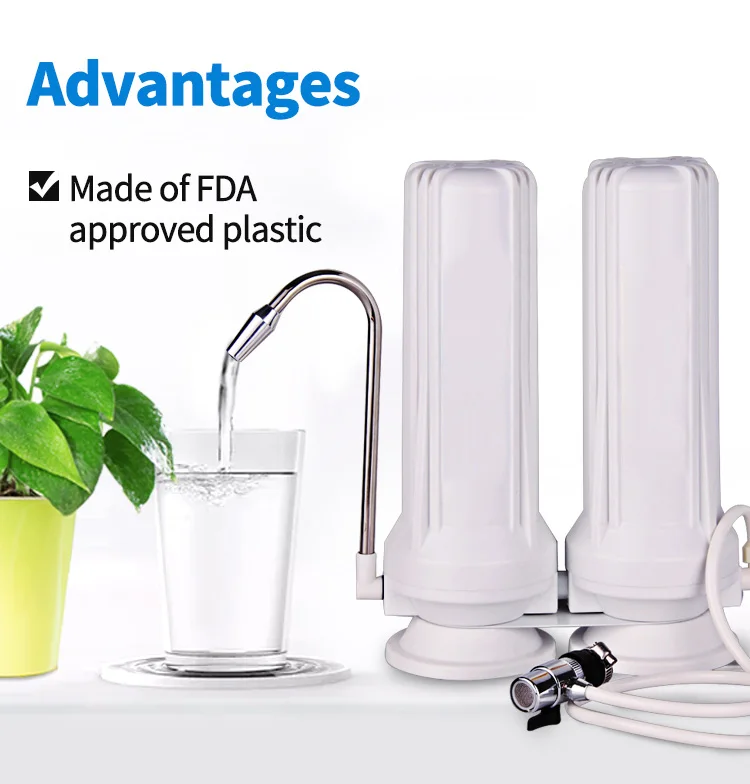 YUNDA FILTER alkaline countertop oem kitchen price water filtration filter systems for home
