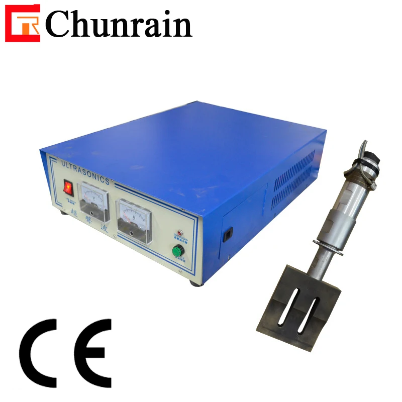 20K 2000W Ultrasonic generator with transducer converter and horn for ear loop