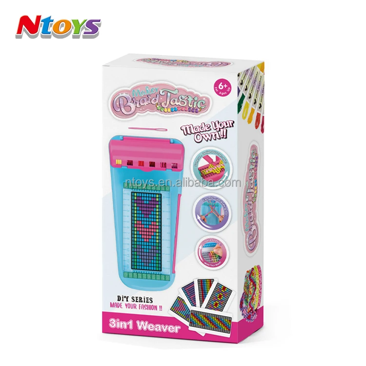 Bracelet Making Toy Kids Braiding Machine Knitted Toys Arts and Crafts