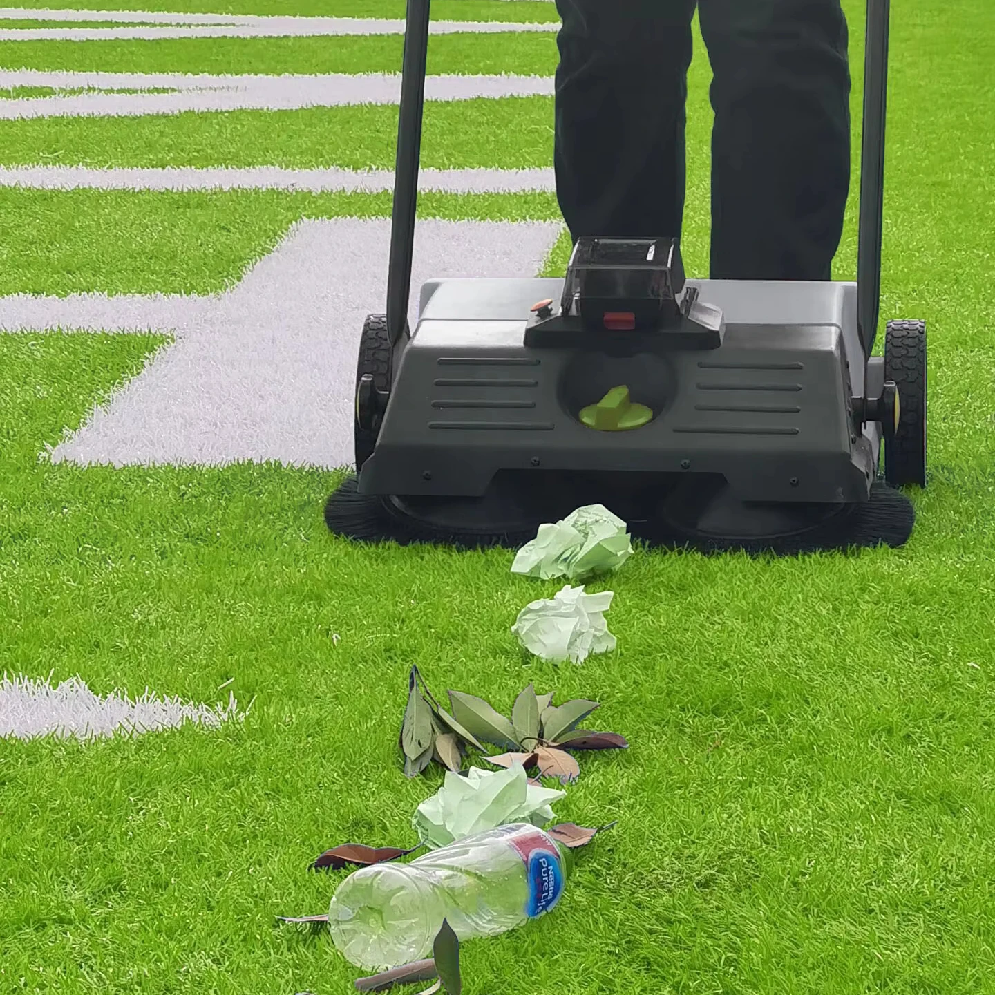 Mini Push Road Sweeper cleaning tools