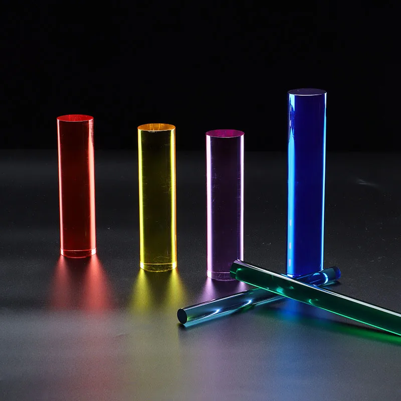 High Clear Colored Pmma Rods Plexiglass Plastic Rods Solid Acrylic Rods