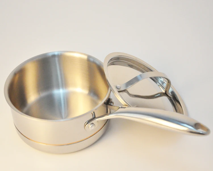 The latest design of five layer copper core stainless steel cookware copper kitchenware copper cookware set