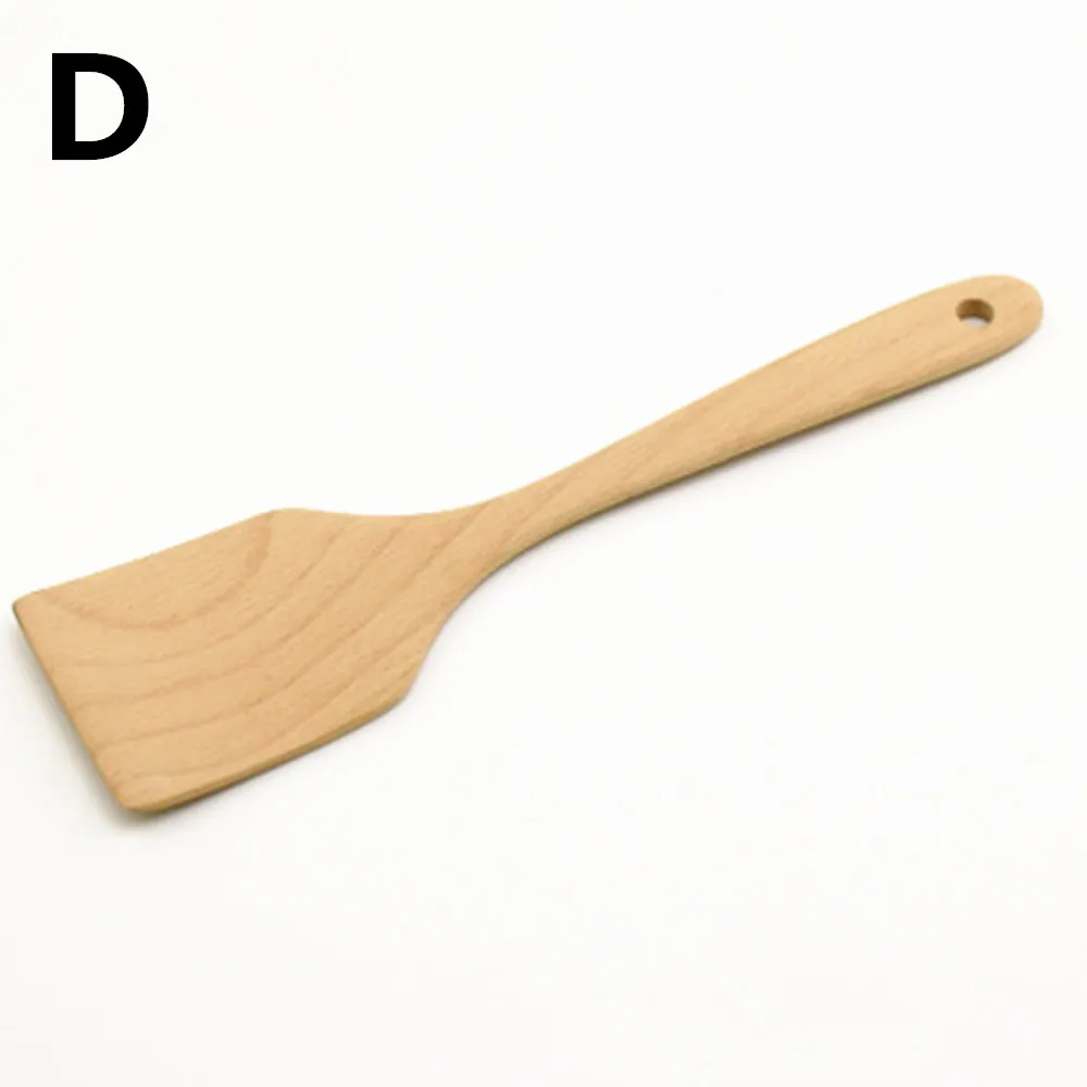 Hot-sale Natural Wooden Spoons Kitchen Utensils No Paint Wooden Soup Ladle/Rice spoon/Spatula for Cooking