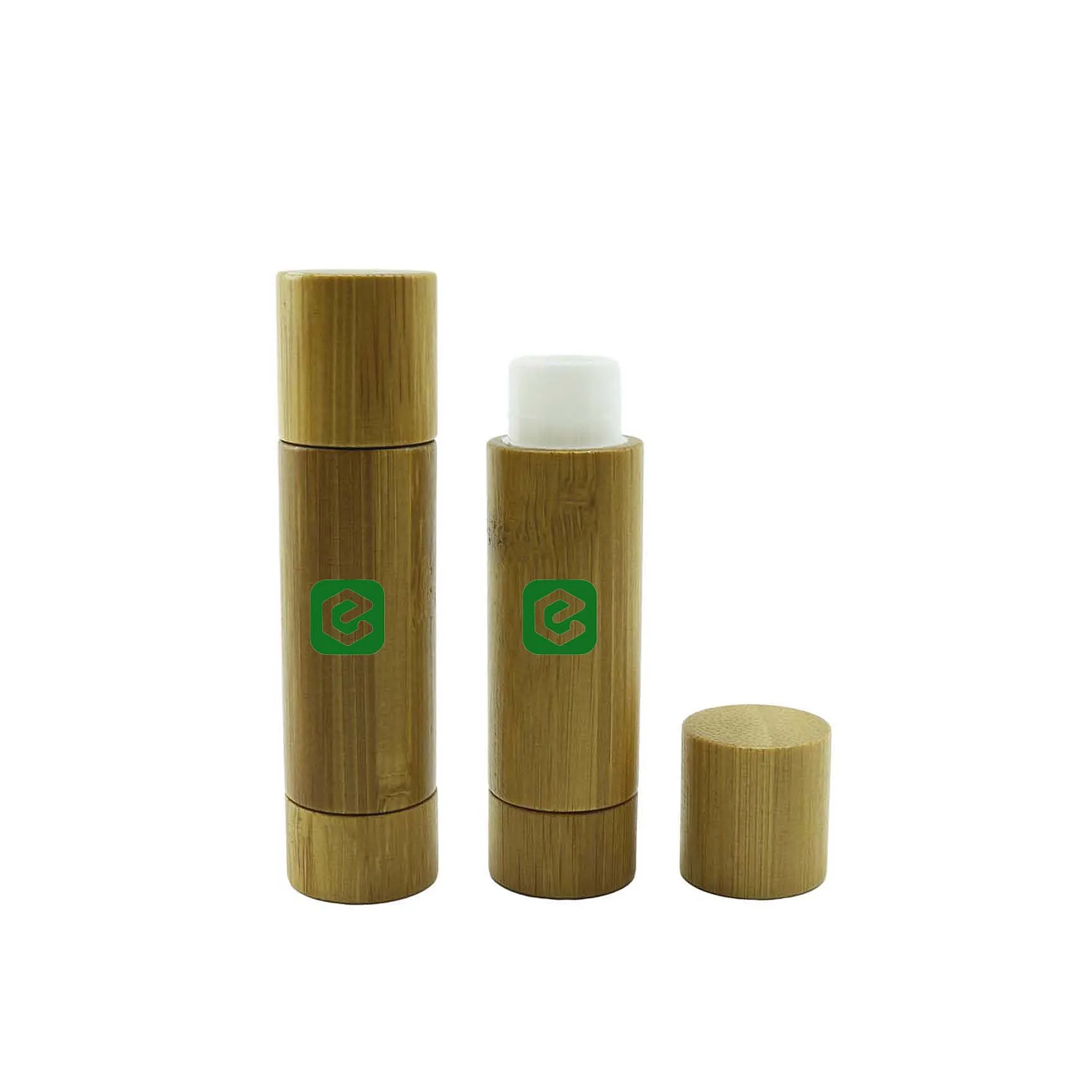 Nature lipstick eco friendly lip balm packaging 5ml 5g empty natural bamboo lipstick tube