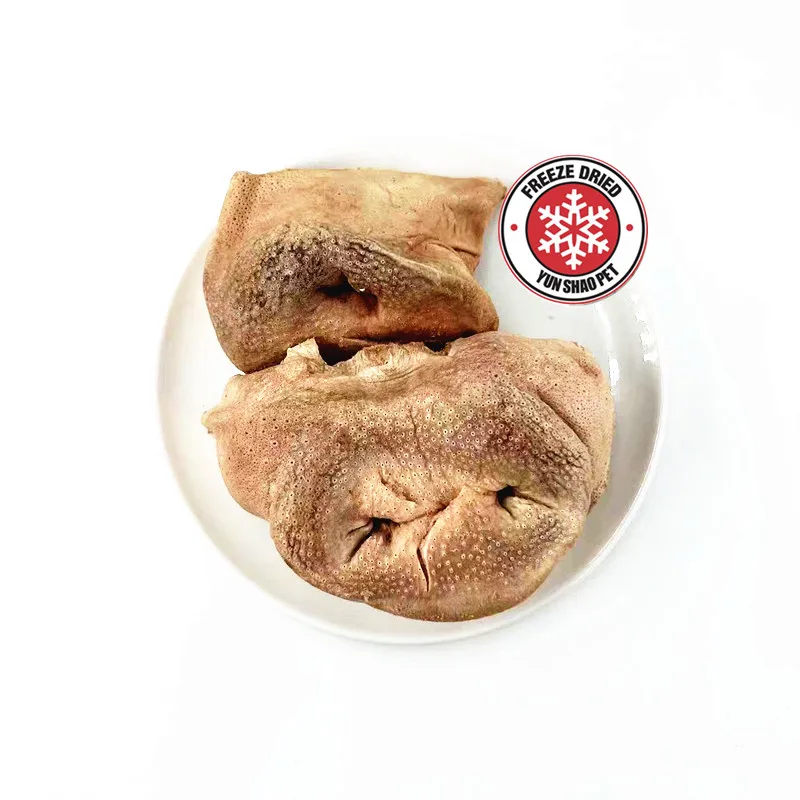 Top selling pet food pet supplies OEM Freeze dried  dog treat cat treat Pig snout pet reats