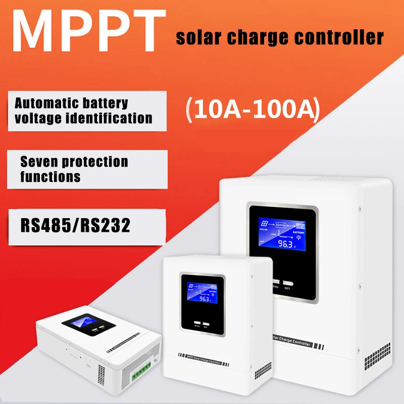 20A30A40A12V/24 Automatic control MPPT controller for garage solar adjustment Bluetooth solar cell controller
