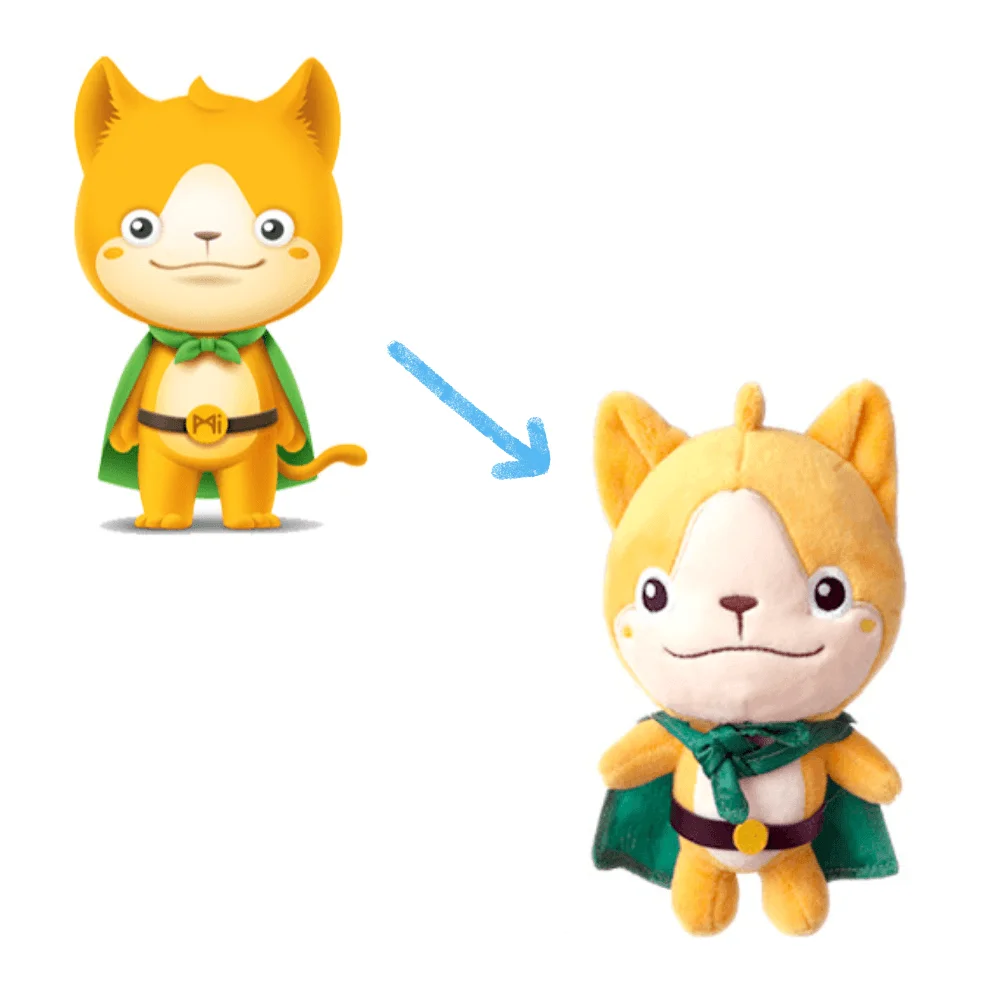 Custom Cartoon Animal Anime Stuffed Animals Plushies Promotion Mascot Derivative Bee Plush Toys