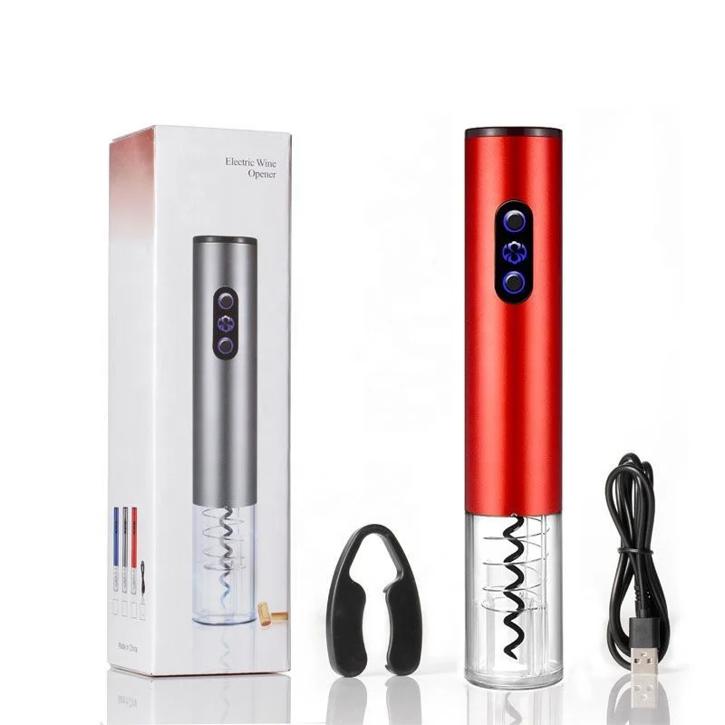 1 Set Portable Screwdriver Smart Cordless Corkscrew Wine Opener Automatic Foil Cutter Wine Bottle Openers