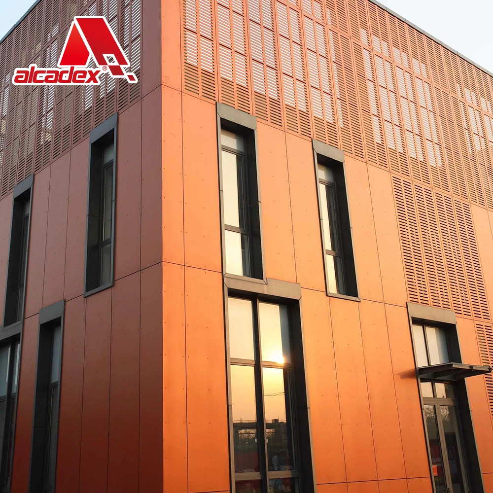 Alcadex B1 Fire Resistant Building Facade Aluminum Composite Panel Exterior Wall Cladding wood wall paneling interior decor