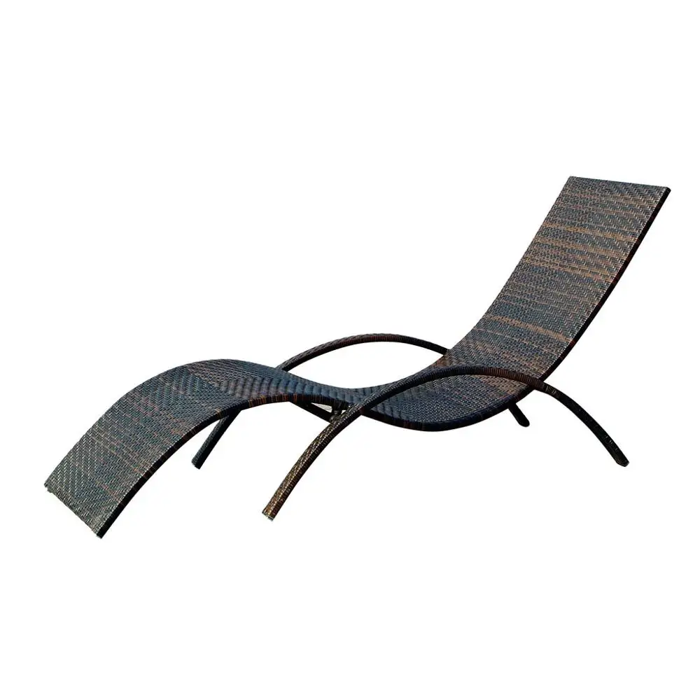 
outdoor garden furniture swimming pool s shape beach wicker sun lounger with arms 