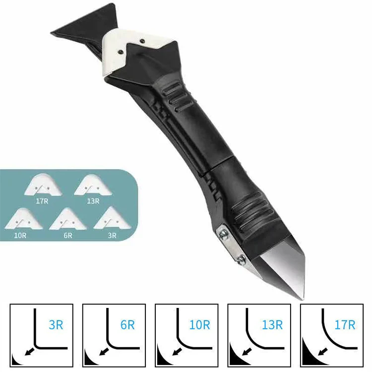 caulking finishing grout remover removal tool 5 in1 silicone scraper