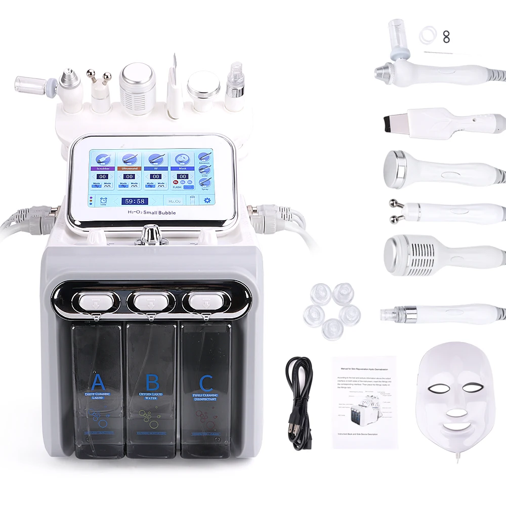 Small Bubble H2O2 Hydrotion Machine Wholesale Hydro Aqua Peeling Facial Beauty Equipment For Salon Use