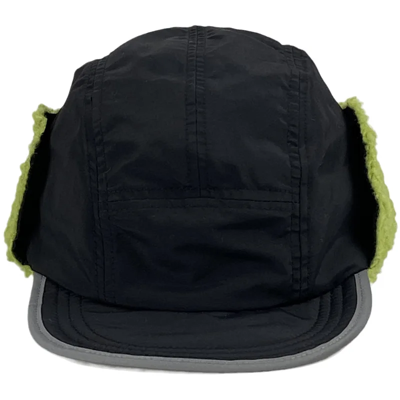 Winter Lamb Wool Aviator Hat for Women Outdoor Travel Cycling Plus Velvet Cold Protection Warm Ear Protector Hat