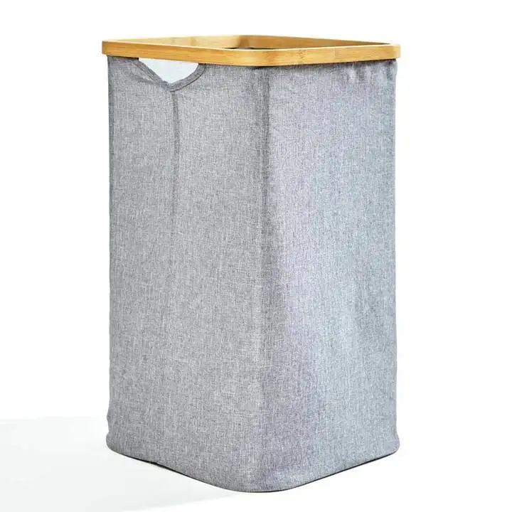 bamboo eco-friendly baby laundry basket Collapsible Dirty Clothes Storage new design laundry organizer