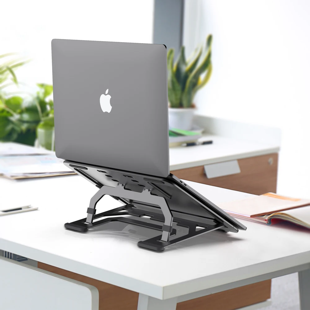 Aluminum Alloy Laptop Holder,Factory Wholesale Foldable Laptop Stand Portable