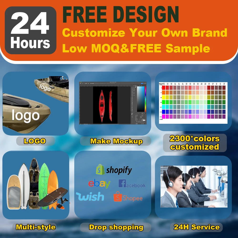 blue ocean feelfree 1 seats cayak fishing modulable single pedal drive kayak