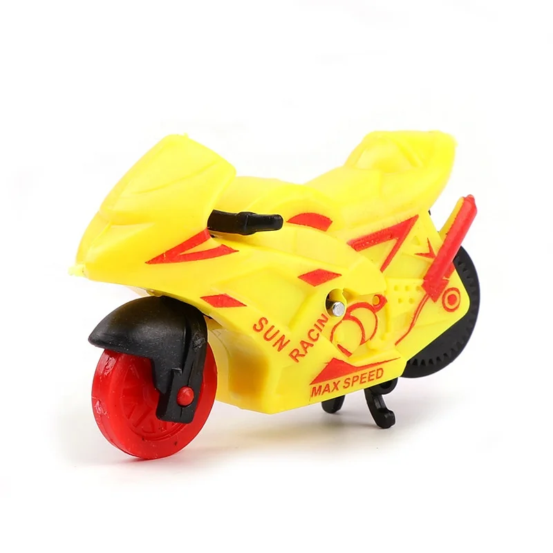 2024 New 4.5 CM Toy Capsules Plastic Pull Pack Racing Motorcycle Toys Pull Back Mini Motorbike For Capsule